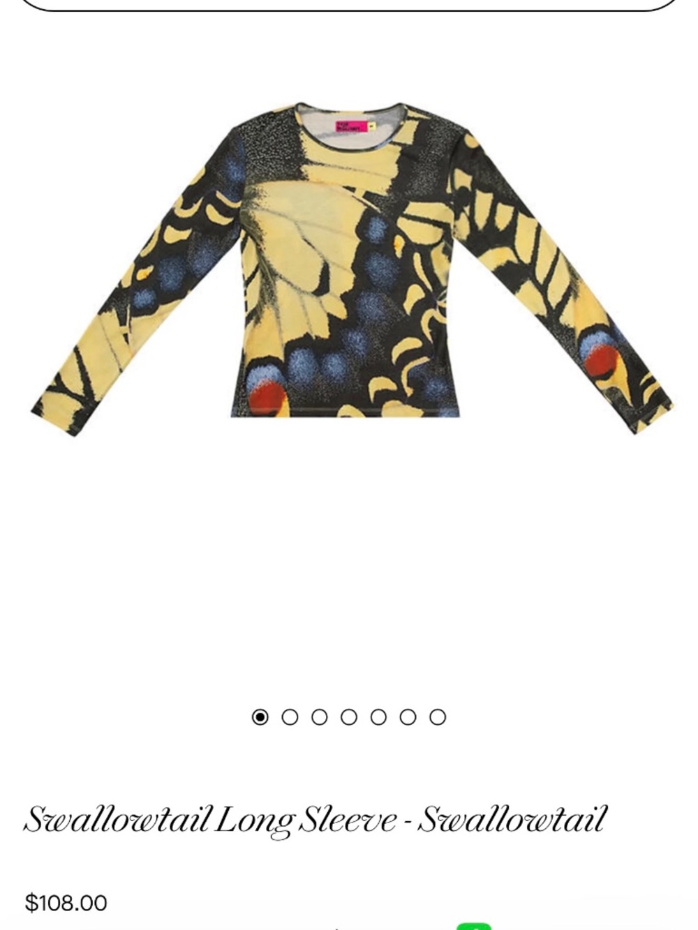Tyler McGillivary Swallowtail Long Sleeve - Swallowtail L 🦋